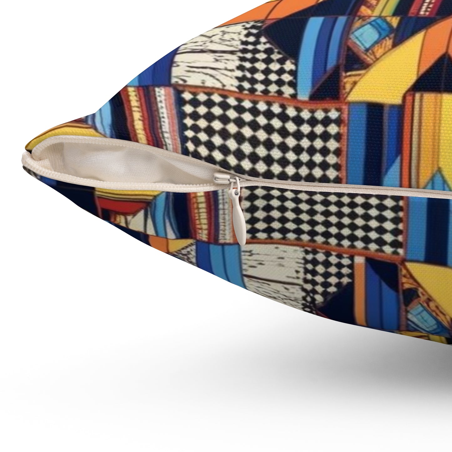 Boho Geometric Colorful Mandala Accent Star Cushion Throw Pillow