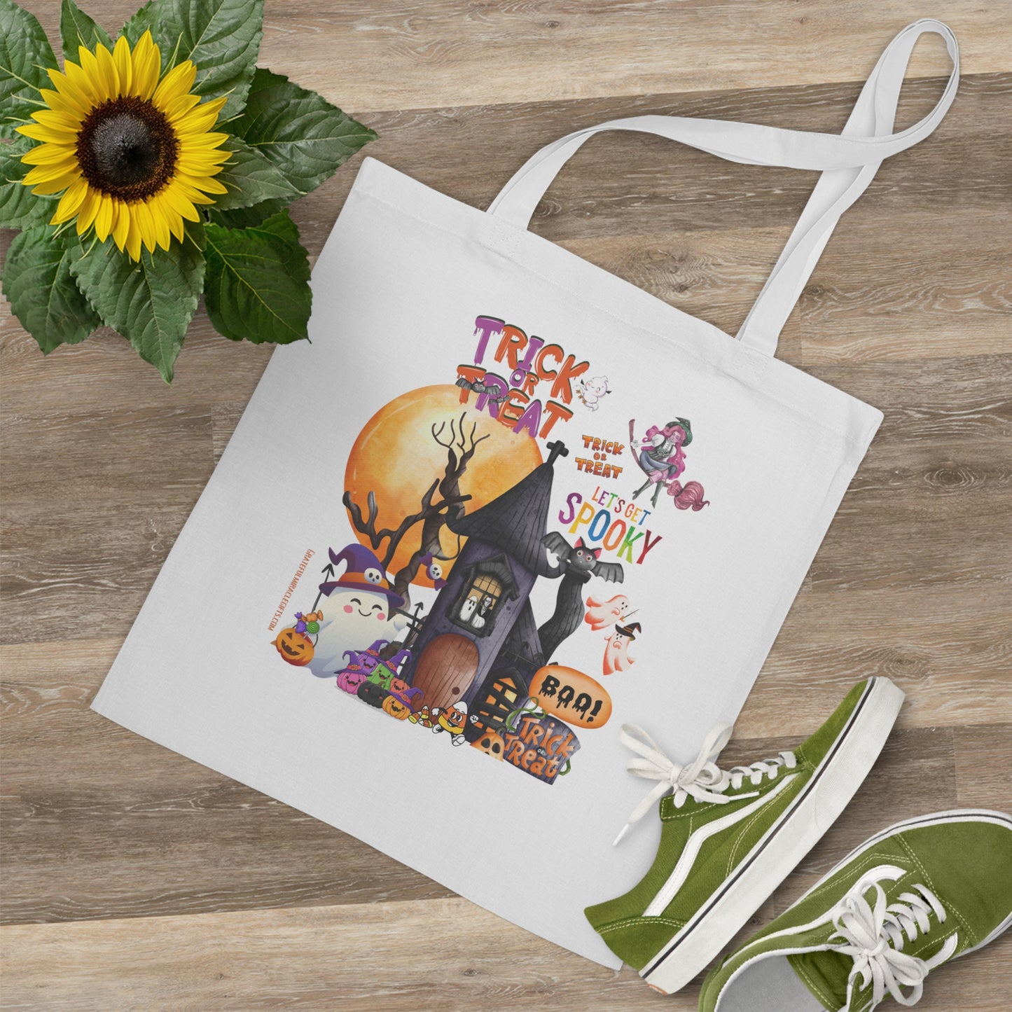Spooky Halloween Ghostly Trick or Treat Bag