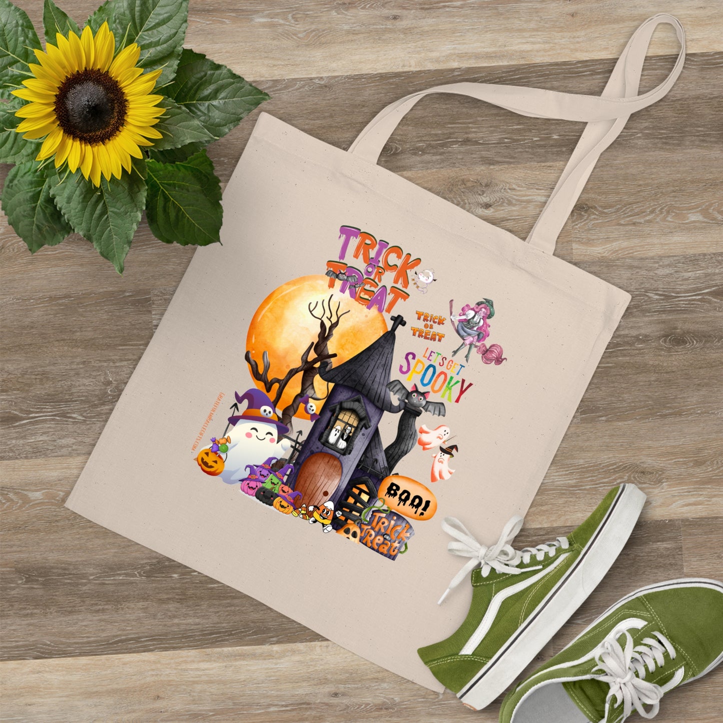 Spooky Halloween Ghostly Trick or Treat Bag