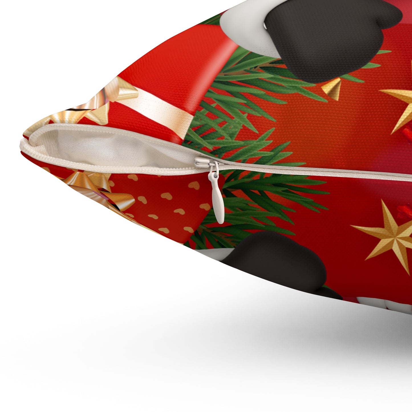 Santa Merry Christmas Throw Pillow