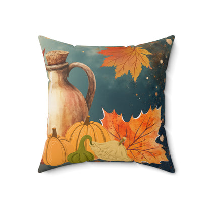 Miracle of Gratitude Autumn Throw Pillow