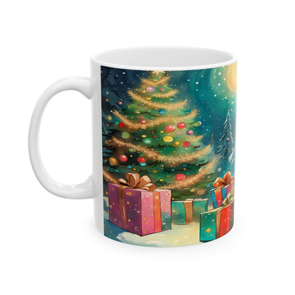 Santa with Gifts Christmas Gift Mug