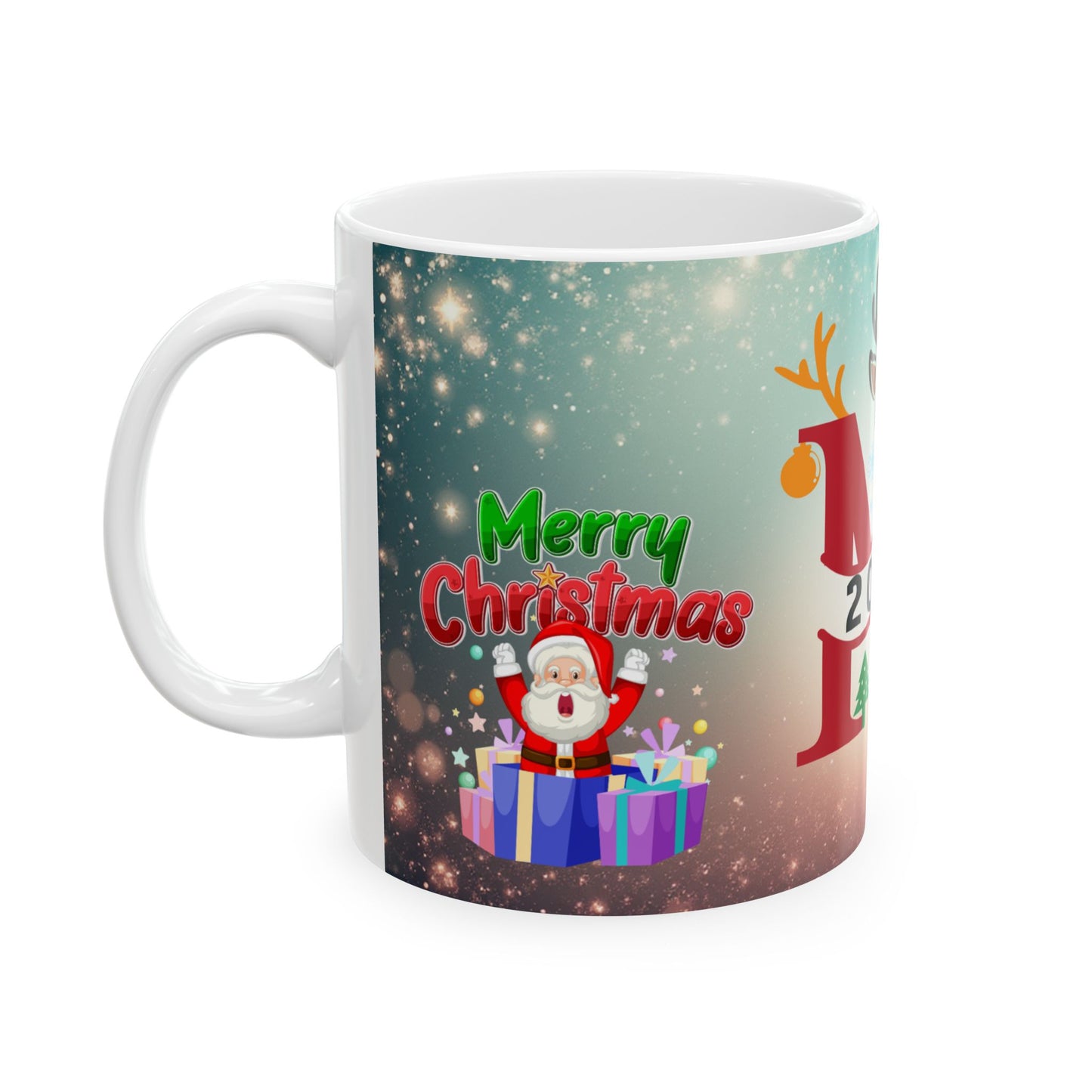 Christmas 2025 Reindeer Gift Mug