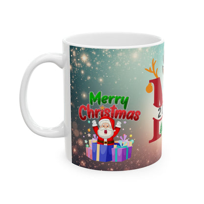 Christmas 2025 Reindeer Gift Mug