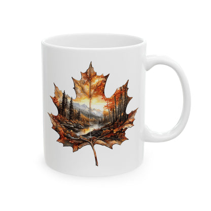 Autumn Maple Leaf Gift Mug