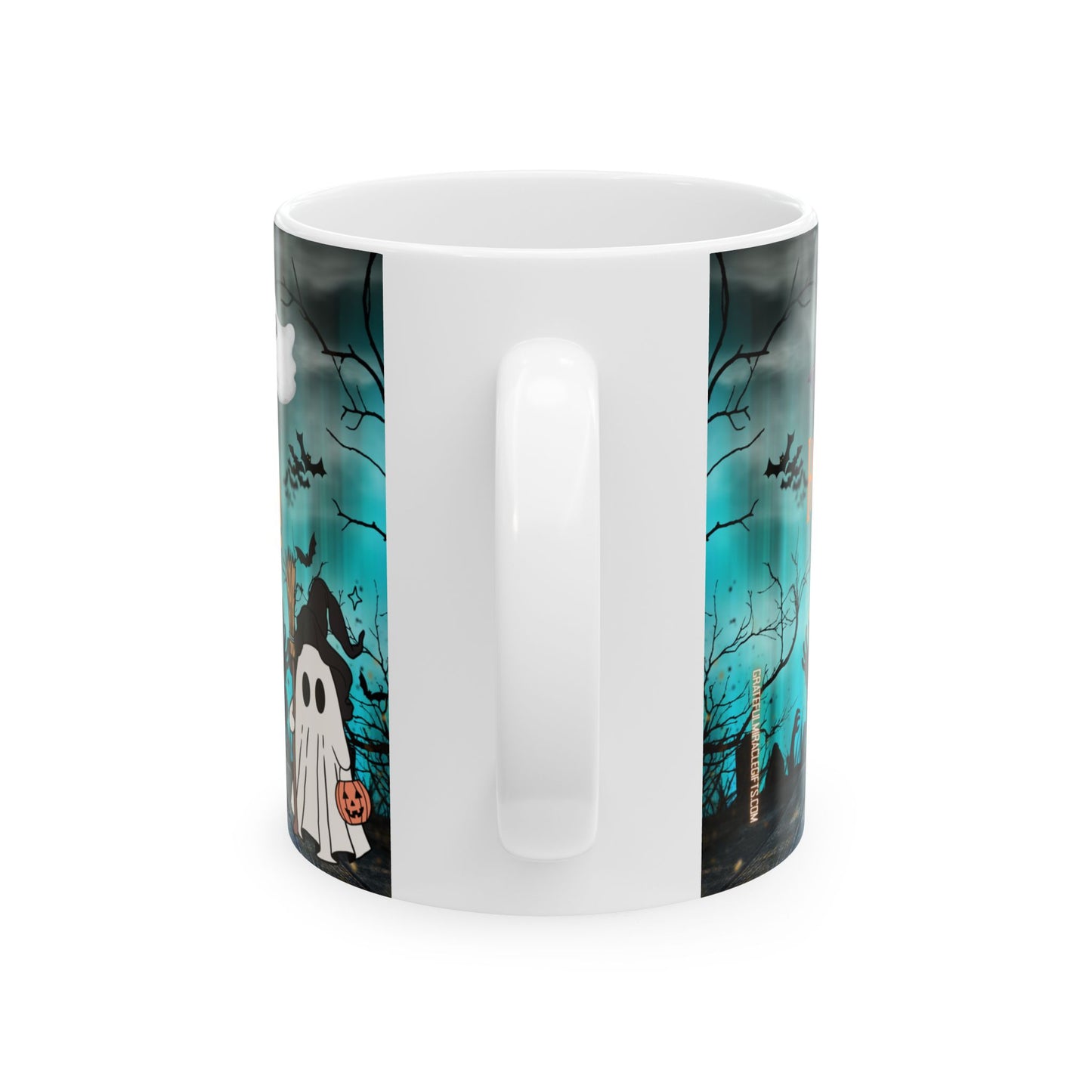 แก้วเซรามิกธีมฮาโลวีน เหมาะสำหรับงานปาร์ตี้วันหยุด ของขวัญสำหรับเทศกาลผีๆ ของตกแต่งครัวสุดเก๋ แก้วกาแฟสุดสนุก