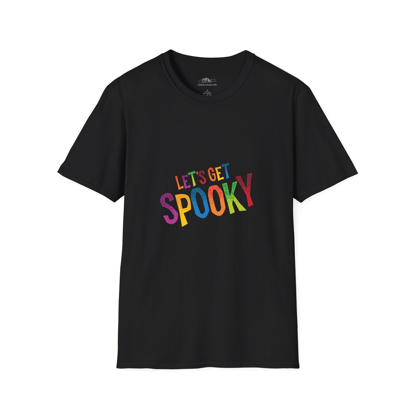 เสื้อยืดสำหรับผู้ใหญ่ Unisex รุ่น Let's Get Spooky Halloween Softstyle