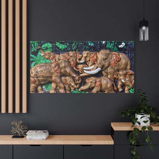 Satin Canvas Wall Art, Rustic Farm Scene, Vintage Home Decor, Unique Art Piece, Wall Hanging for Living Room, Nature Lovers Gift