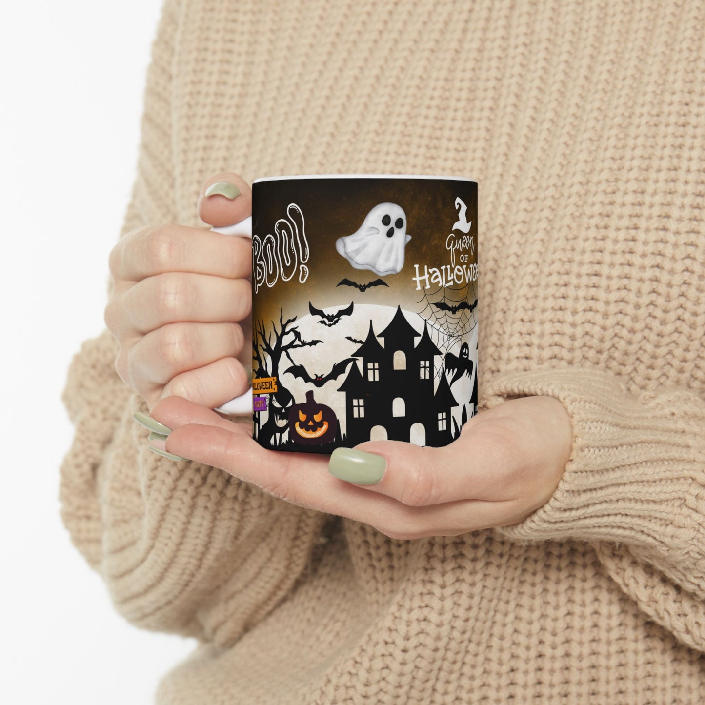 แก้วมัคฮาโลวีน, แก้วกาแฟสุดหลอน, ของขวัญราชินีแห่งฮาโลวีน, แก้วน้ำลายผีและภูตผีปีศาจ, ของตกแต่งฤดูใบไม้ร่วง, ของขวัญฮาโลวีนสุดพิเศษ