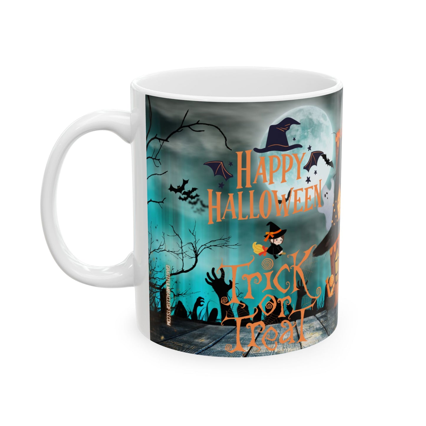 แก้วเซรามิกธีมฮาโลวีน เหมาะสำหรับงานปาร์ตี้วันหยุด ของขวัญสำหรับเทศกาลผีๆ ของตกแต่งครัวสุดเก๋ แก้วกาแฟสุดสนุก