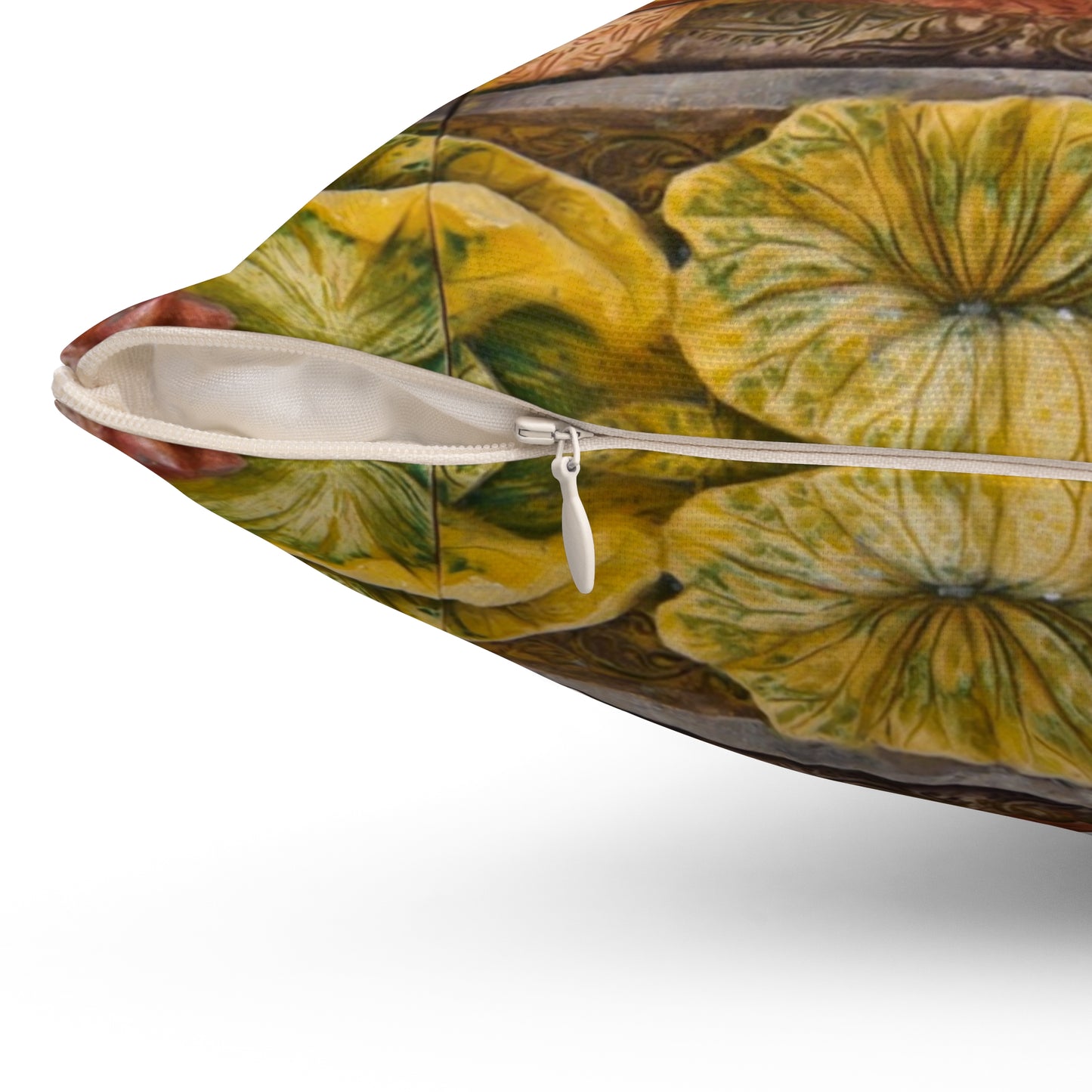 Traditional Thai Mural Art Decorative Pillow