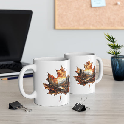 Autumn Maple Leaf Gift Mug