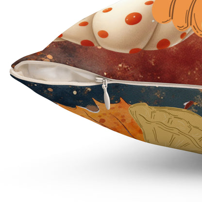 Miracle of Gratitude Autumn Throw Pillow