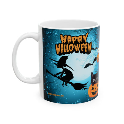 แก้วของขวัญฮาโลวีนสุดน่ารักพร้อมผีและผองเพื่อน