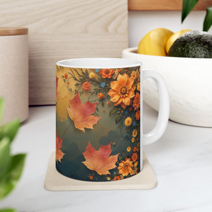 Autumn Leaves Maple Leaf Gift Mug