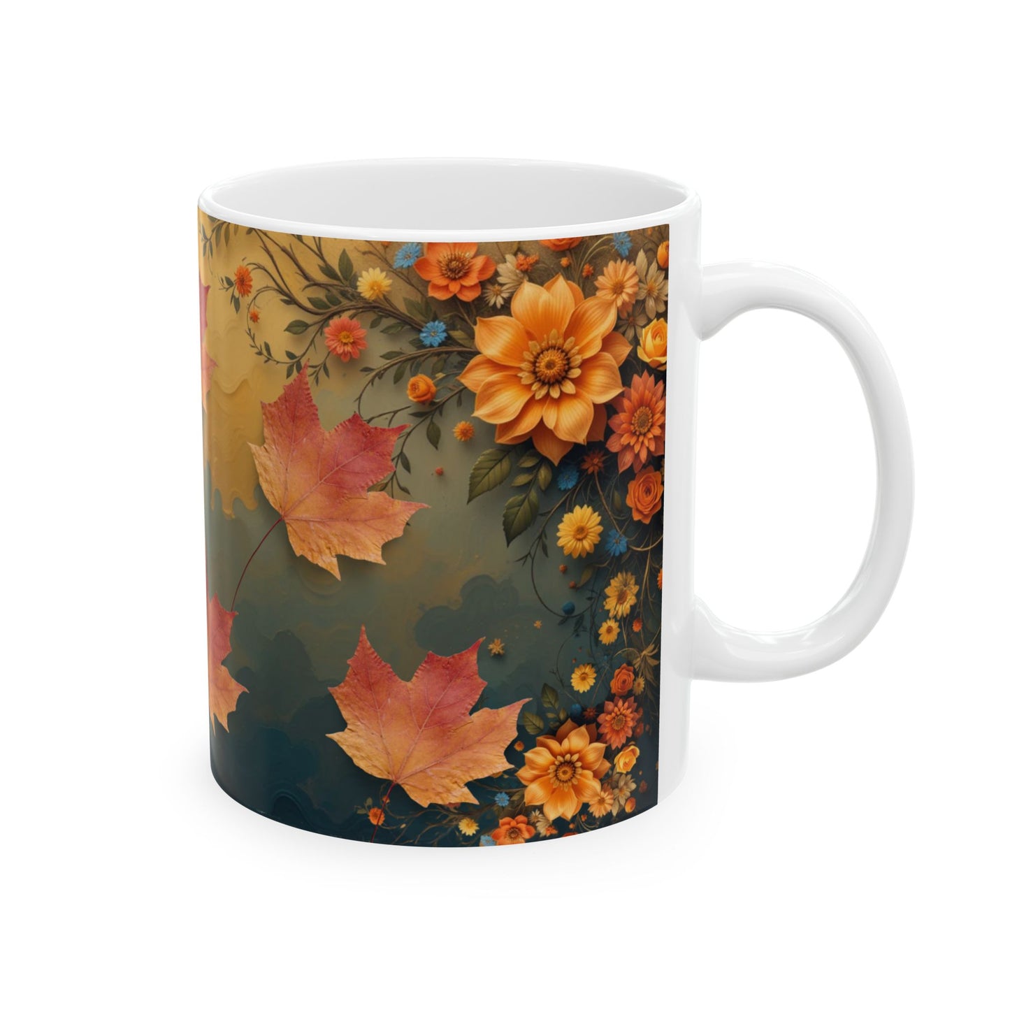 Autumn Leaves Maple Leaf Gift Mug