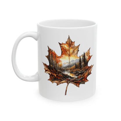 Autumn Maple Leaf Gift Mug
