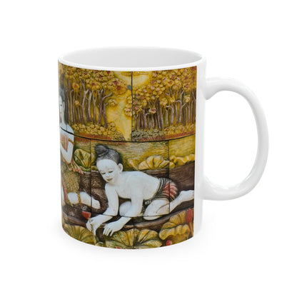 Thai Traditional Exotic Art Scene Gift Mug