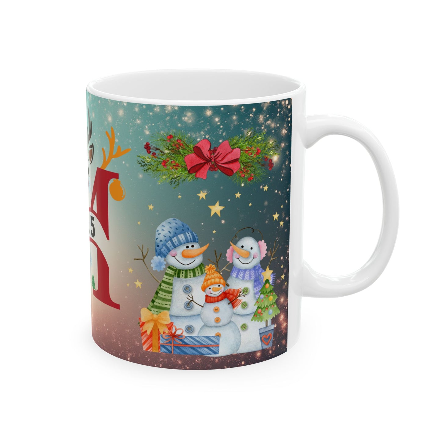 Christmas 2025 Reindeer Gift Mug