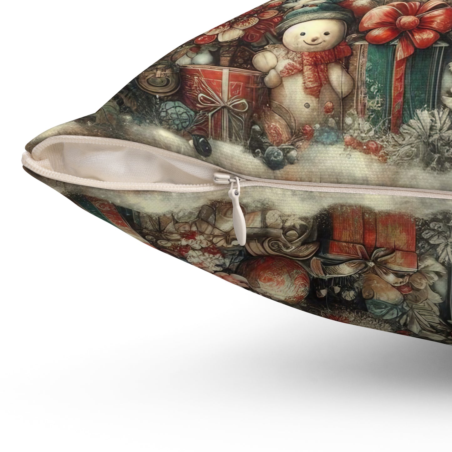 Vintage Santa Claus Festive Christmas Pillow