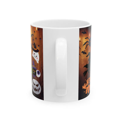 แก้วเซรามิกฮาโลวีน ของขวัญสุดหลอน ถ้วยกาแฟ ของตกแต่งแม่มด