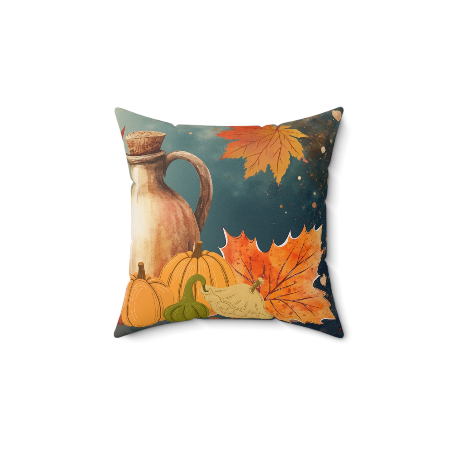 Miracle of Gratitude Autumn Throw Pillow