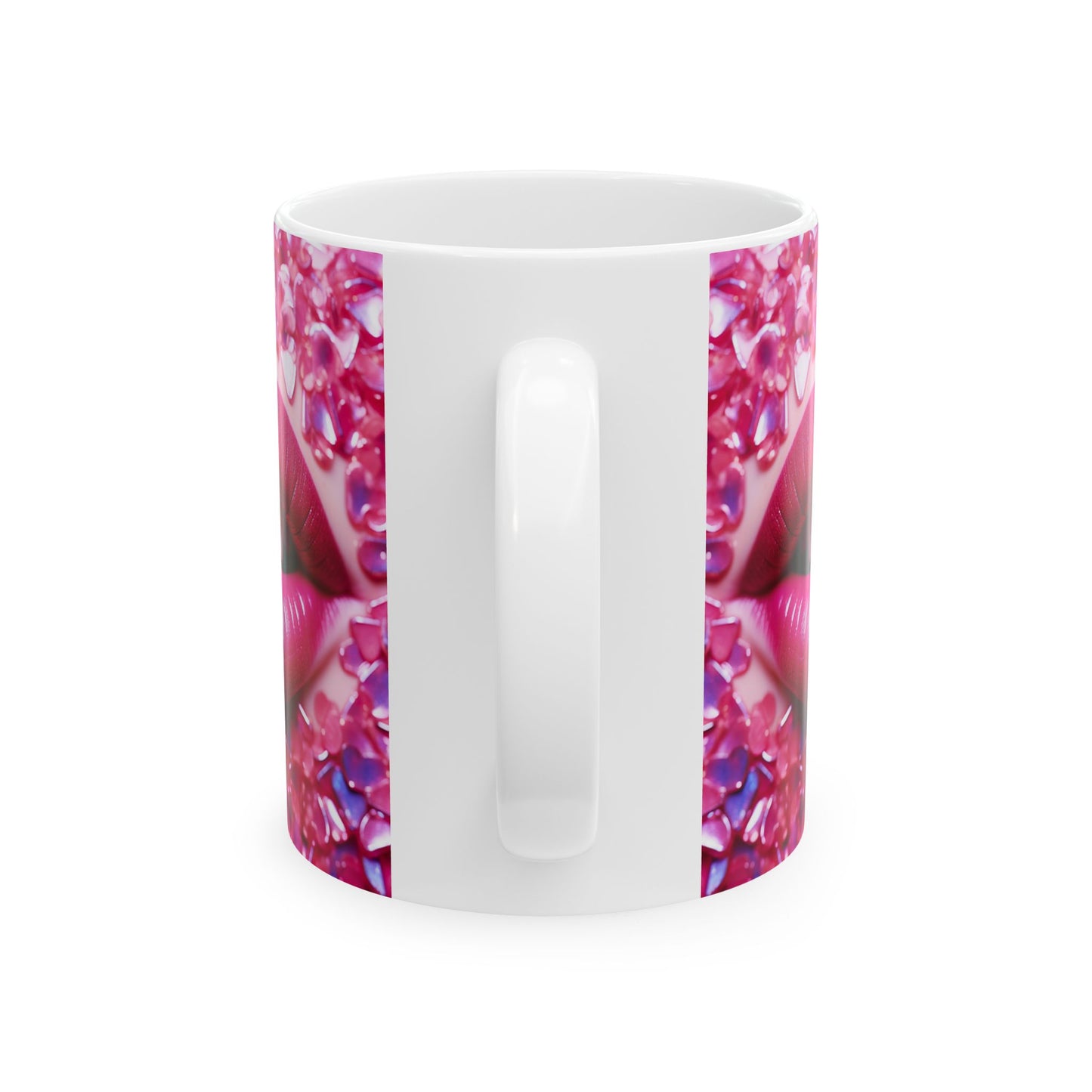 Pink Glam Kiss Valentine Gift Mug