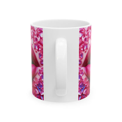 Pink Glam Kiss Valentine Gift Mug