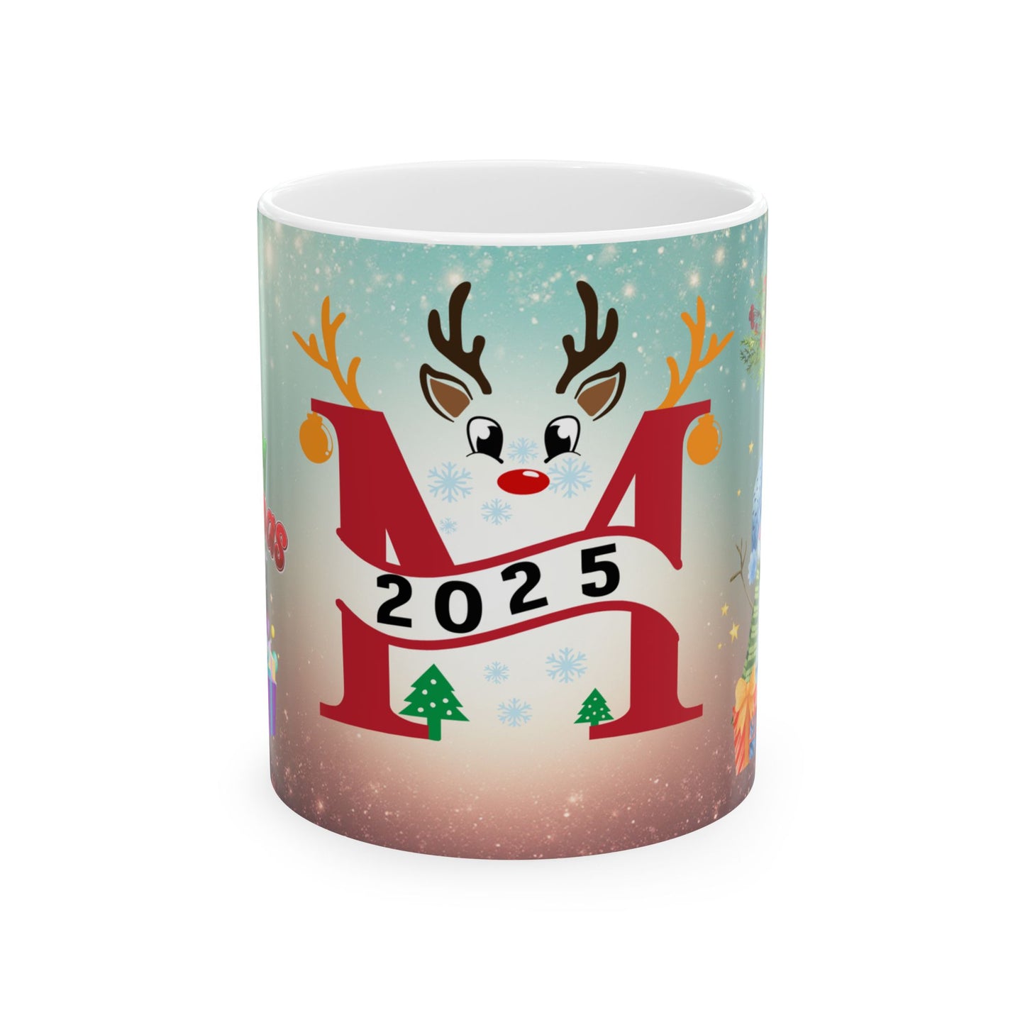 Christmas 2025 Reindeer Gift Mug