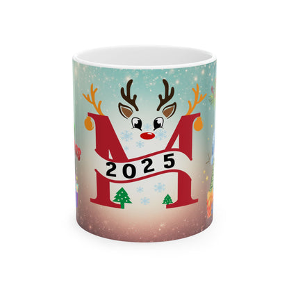 Christmas 2025 Reindeer Gift Mug