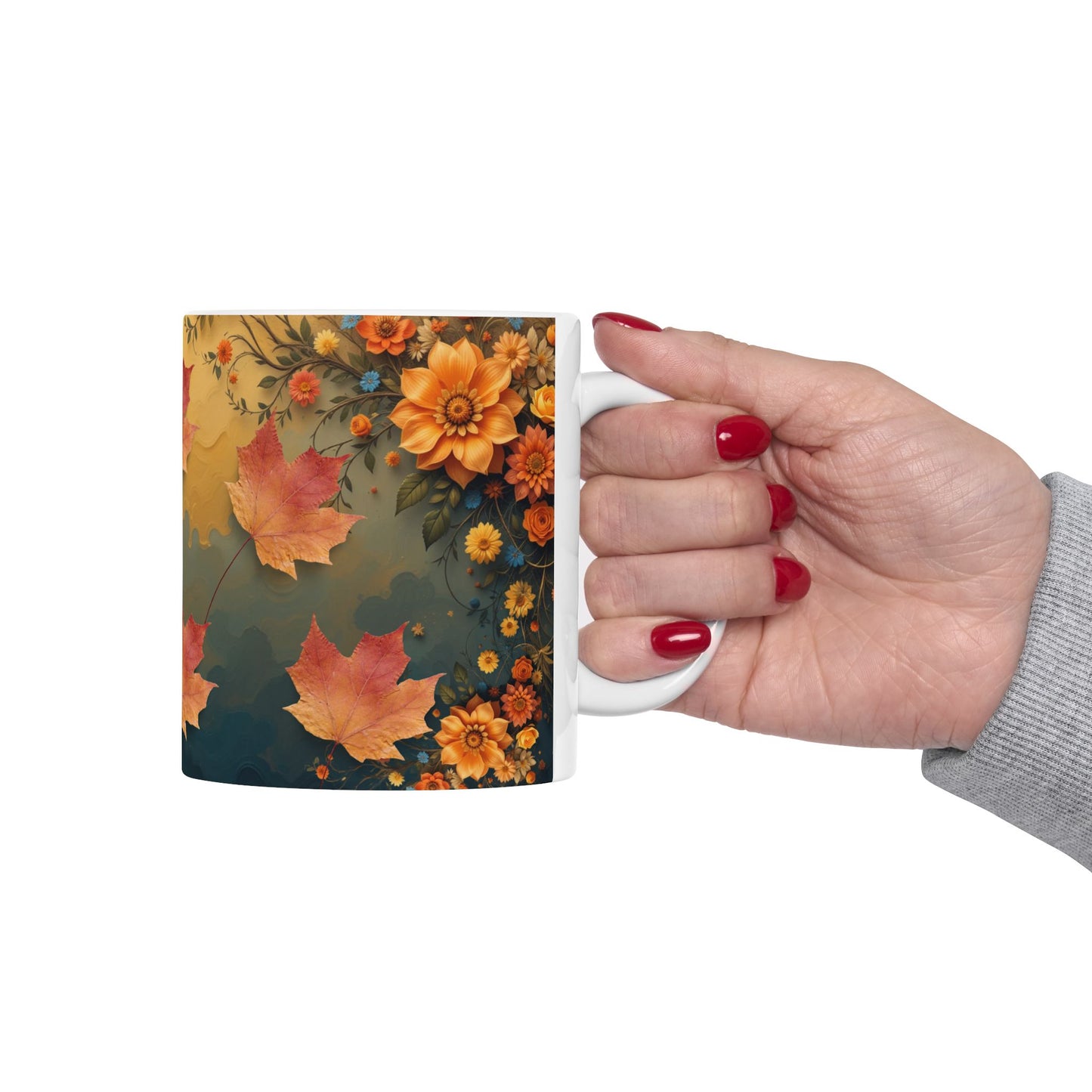 Autumn Leaves Maple Leaf Gift Mug