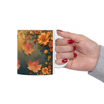 Autumn Leaves Maple Leaf Gift Mug