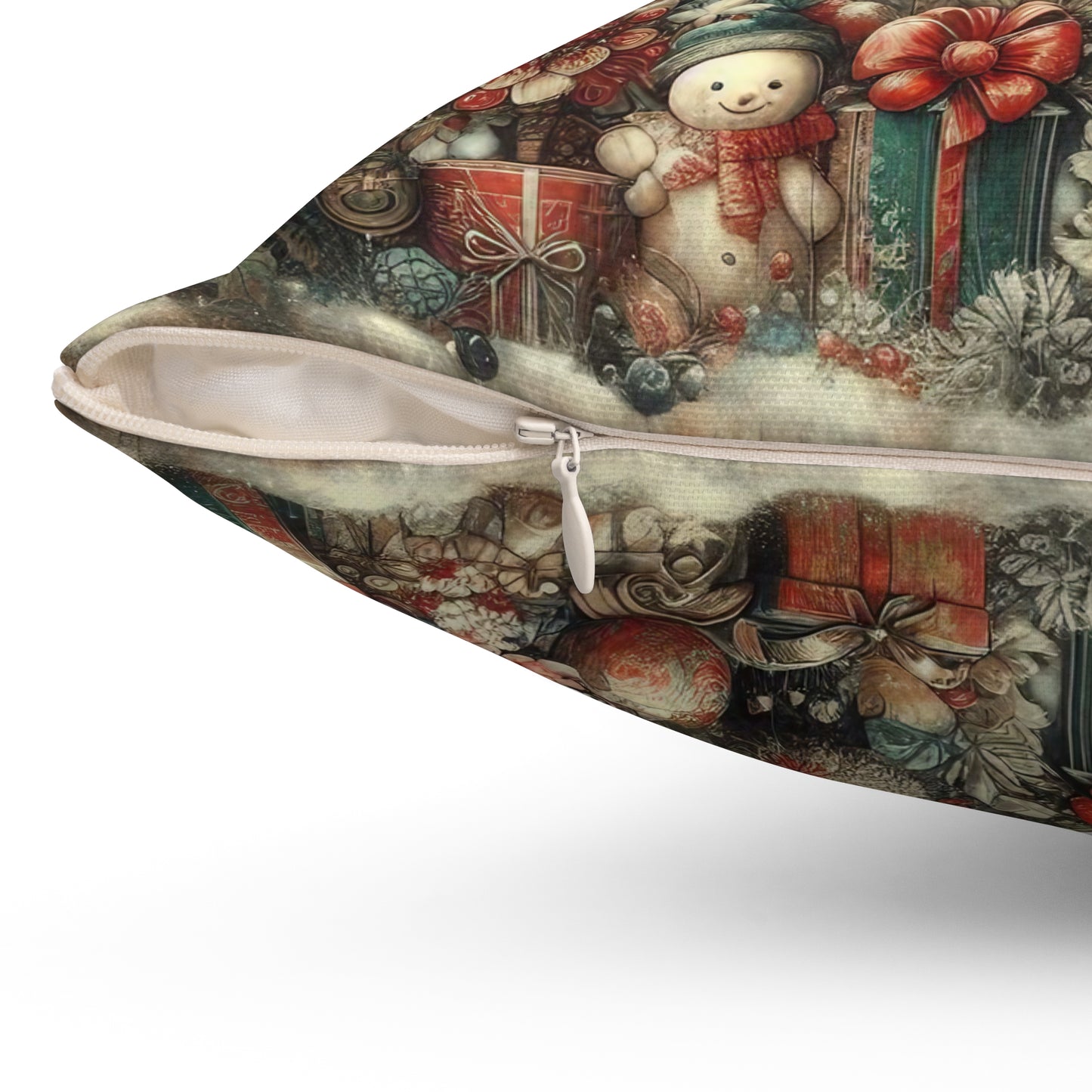 Vintage Santa Claus Festive Christmas Pillow