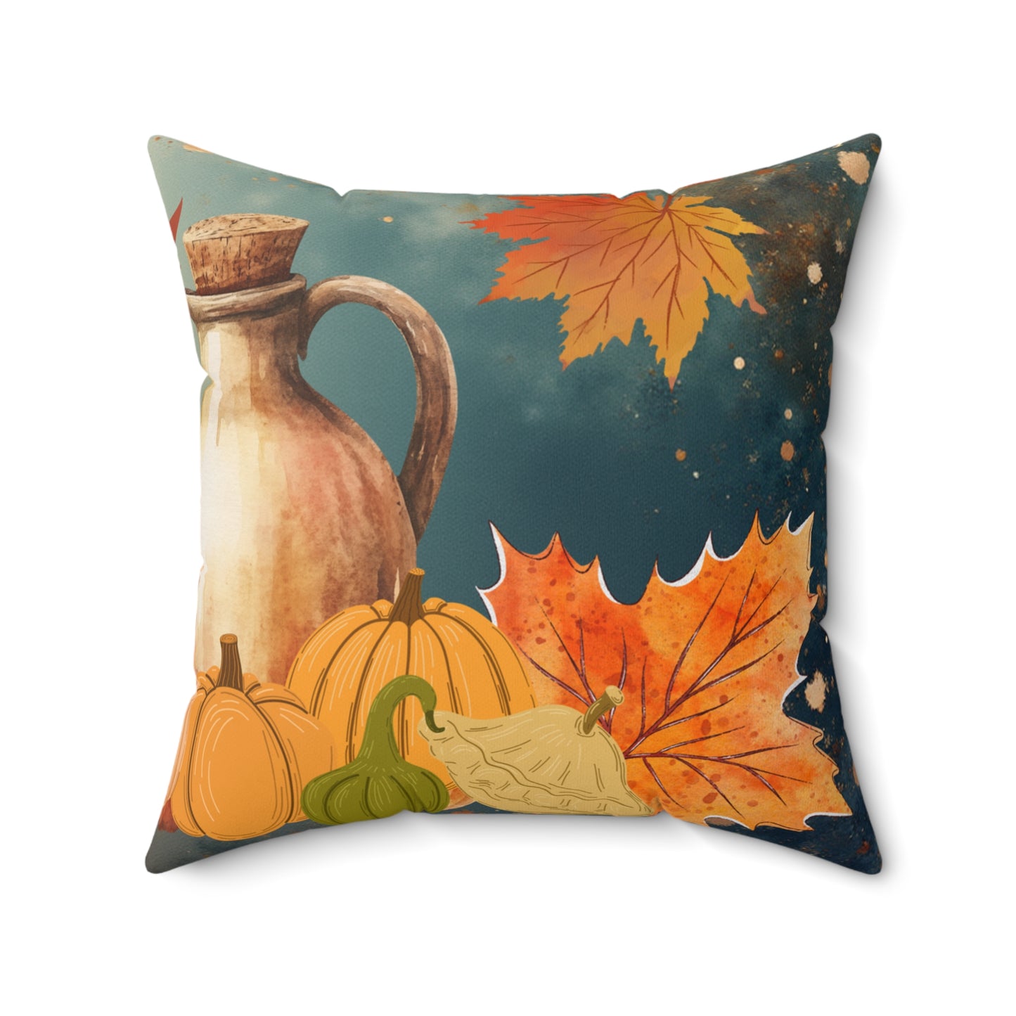 Miracle of Gratitude Autumn Throw Pillow