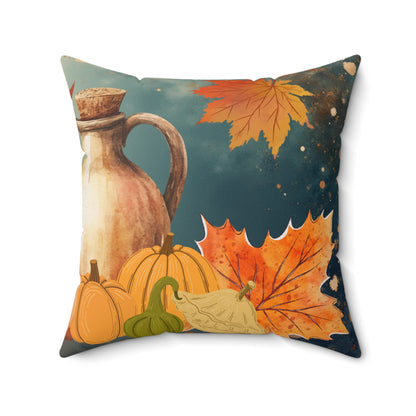 Miracle of Gratitude Autumn Throw Pillow