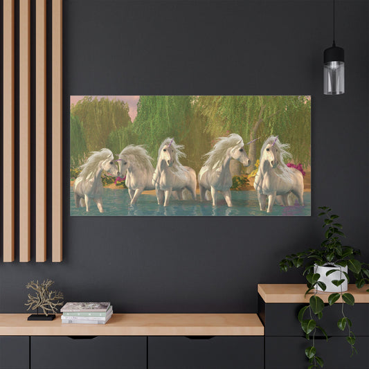 Satin Canvas Wall Art, Rustic Farm Scene, Vintage Home Decor, Unique Art Piece, Wall Hanging for Living Room, Nature Lovers Gift