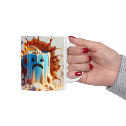 Orange & Blue Whimsical Gift Mug