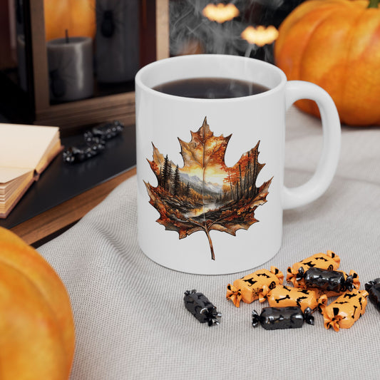 Autumn Maple Leaf Gift Mug