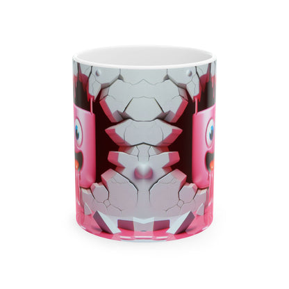 Cute Pink Cartoon Gift Mug