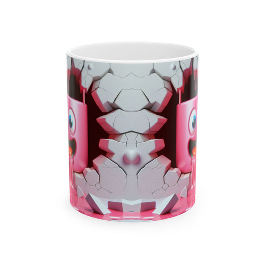Cute Pink Cartoon Gift Mug