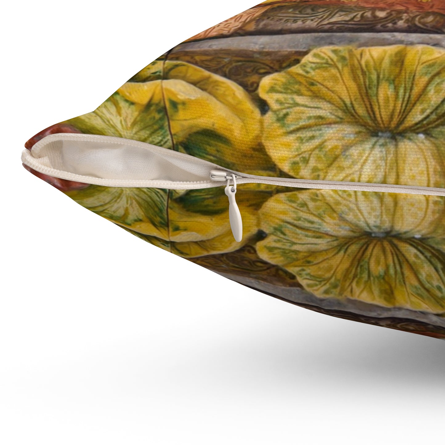 Traditional Thai Mural Art Decorative Pillow