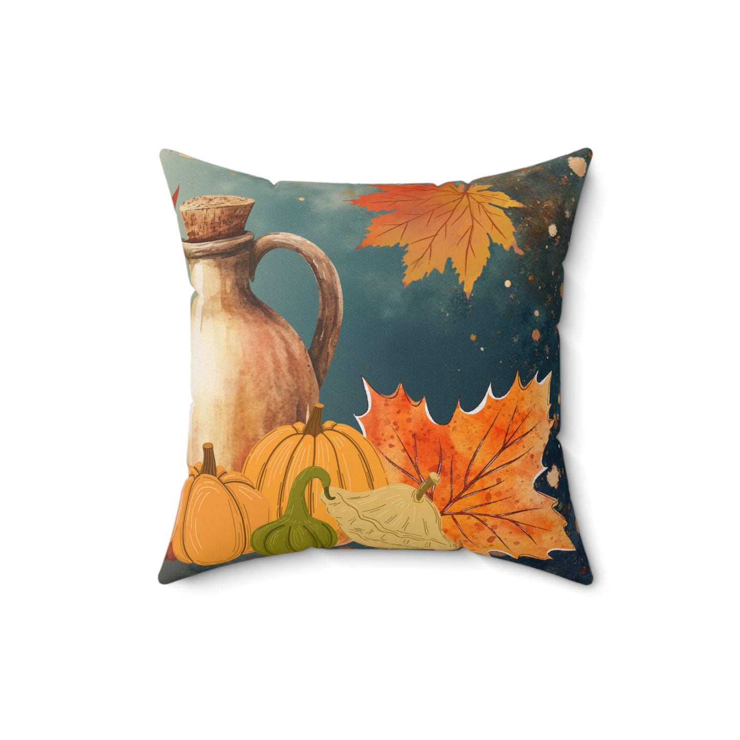 Miracle of Gratitude Autumn Throw Pillow