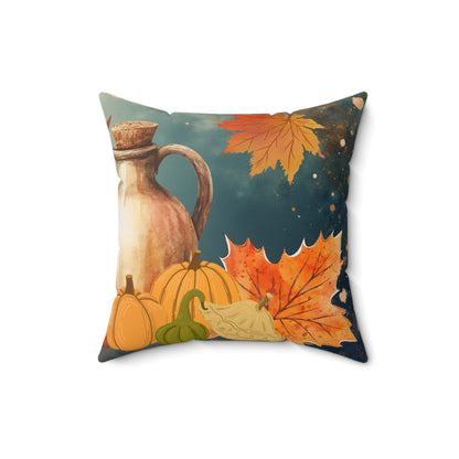 Miracle of Gratitude Autumn Throw Pillow