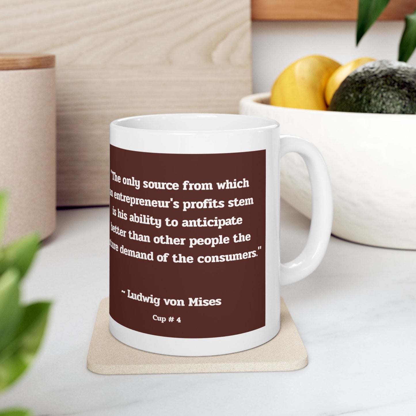 Capitalist Cup: Cup #4 (Series 1) Gift Mug