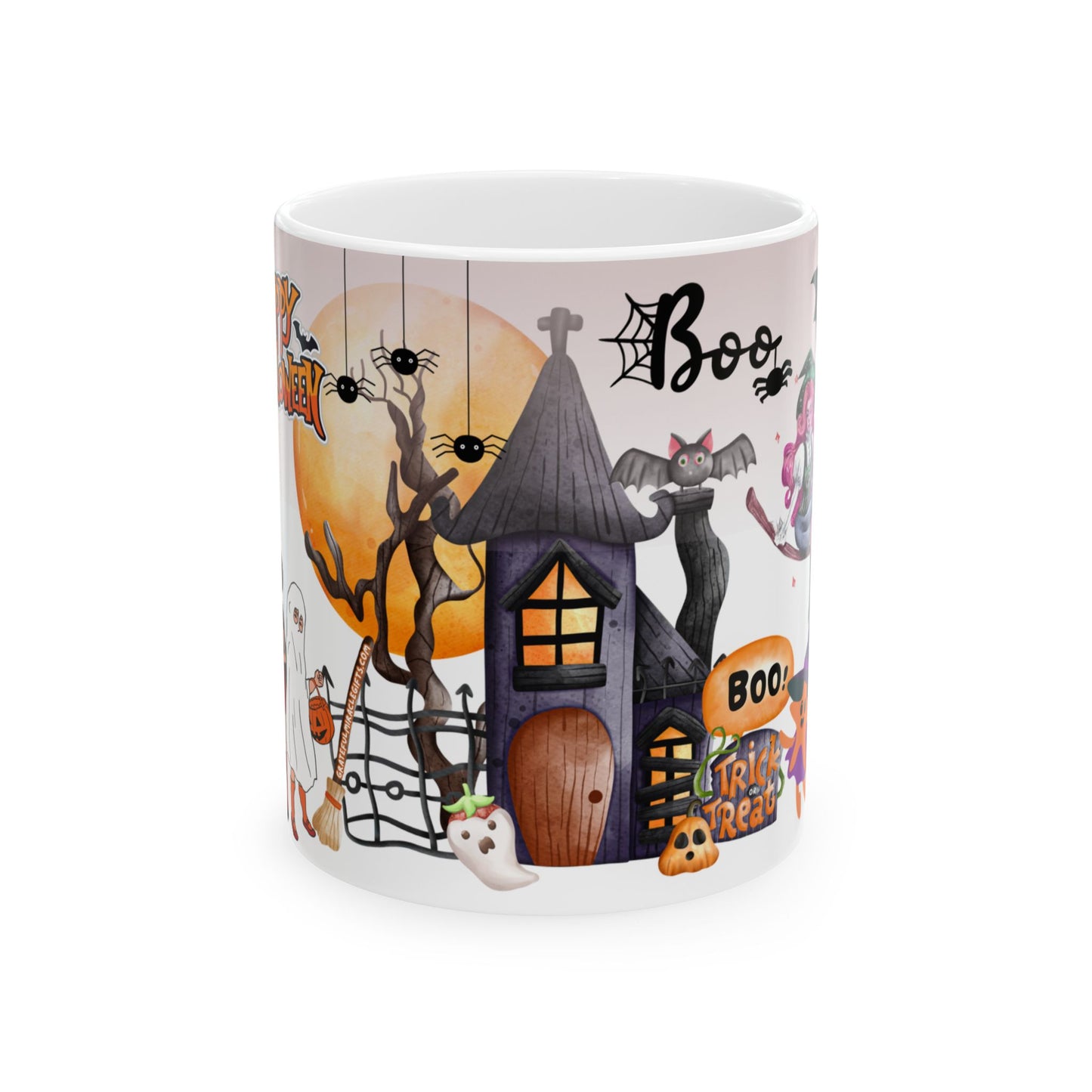 แก้วเซรามิกธีมฮาโลวีน - เหมาะสำหรับกาแฟ ชา ค่ำคืนแสนอบอุ่น การเล่นกลหรือเลี้ยงขนม ช่วงเวลาสยองขวัญ ของขวัญสำหรับผู้ชื่นชอบฮาโลวีน