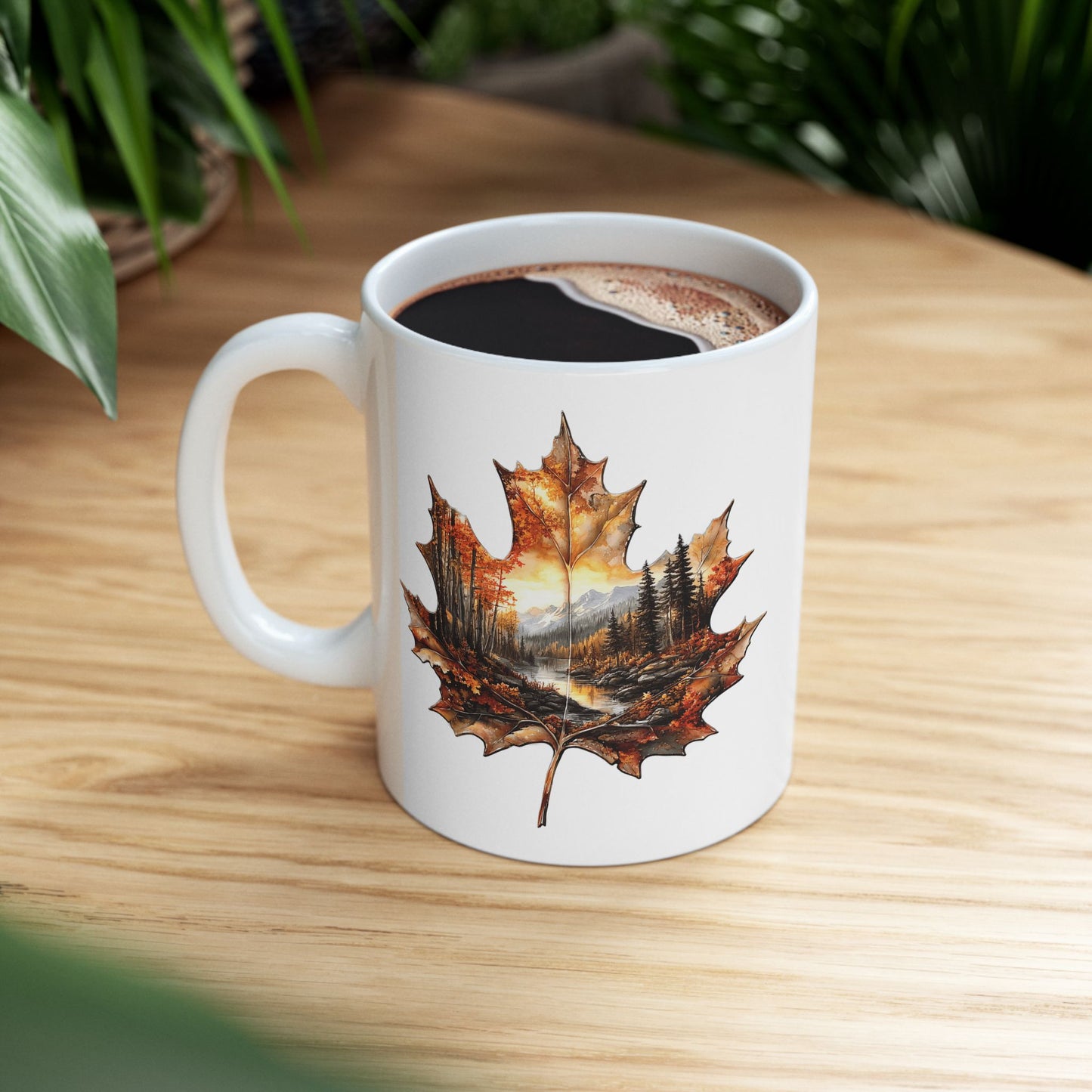 Autumn Maple Leaf Gift Mug