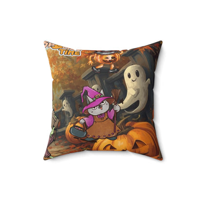 Copy of Halloween Square Pillow, Cozy Home Decor, Spooky Holiday Accent, Decorative Cushion, Autumn Vibes, Gift for Halloween Lovers