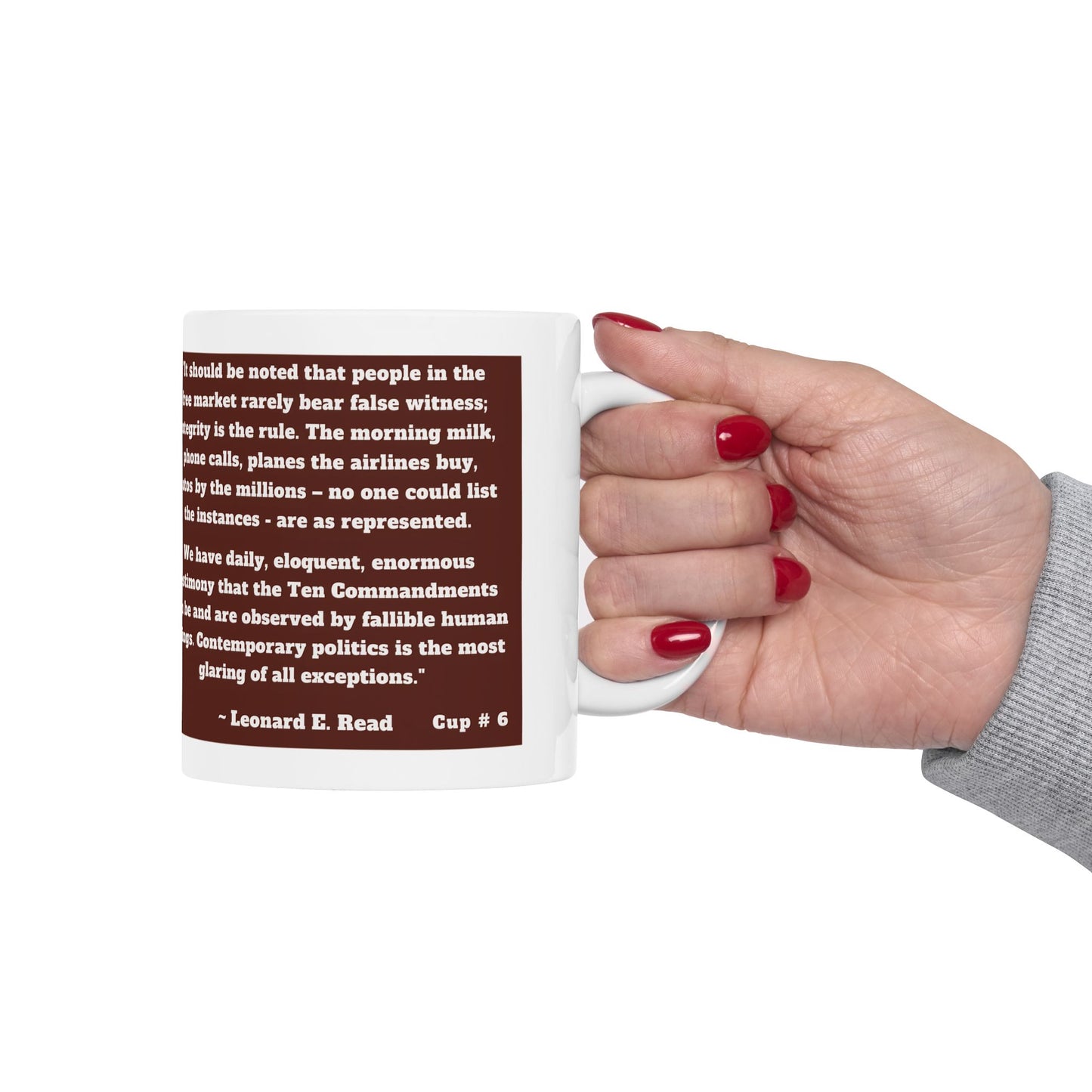 Capitalist Cup: Cup #6 (Series 1) Gift Mug