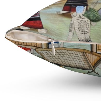 หมอนอิงลายไทย