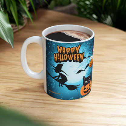 แก้วของขวัญฮาโลวีนสุดน่ารักพร้อมผีและผองเพื่อน